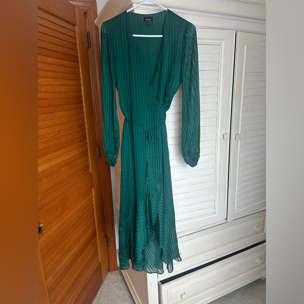 Bardot wrap dress